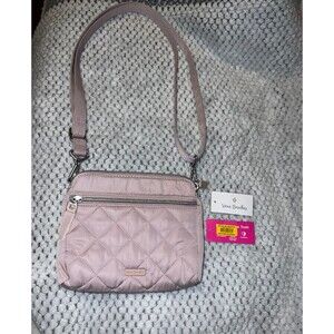 Vera Bradley Medium Triple Compartment Crossbody Dover Mauve New (Read Descrip.)